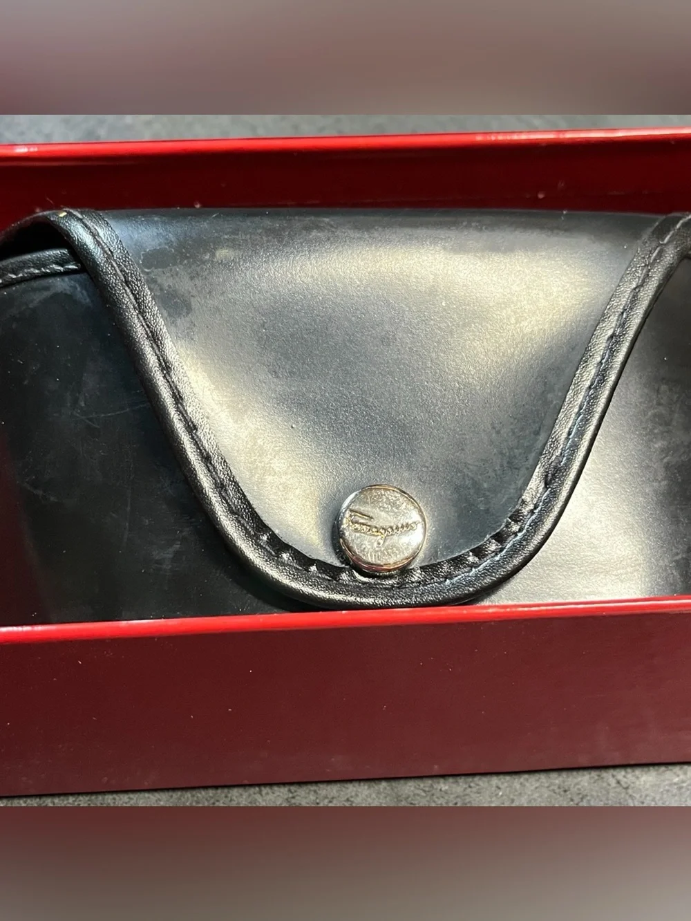Salvatore Ferragamo Black Eyeglass Case Set